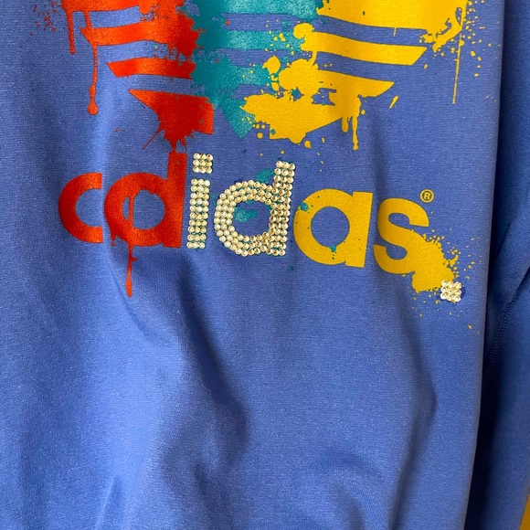 Adidas T-Shirt.  Juniors Large.  Crystallized!!! - Picture 4 of 4